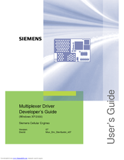 Siemens SIMATIC OpenPCS 7 Developer's Manual