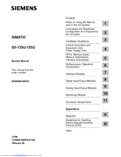 Siemens S5-155U System Manual