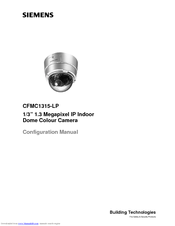 Siemens DOME COLOUR CFMC1315-LP Configuration Manual