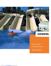 Siemens Server Installation, Operation And Maintenance Manual