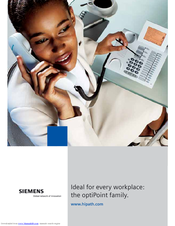 Siemens optiPoint 400 economy/standard Brochure & Specs