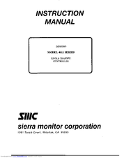 Sierra Monitor Corporation 4011-00 Instruction Manual