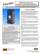 Sierra Products EF-5001UB Installation & Operating Instructions Manual