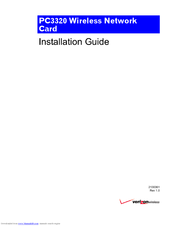 Sierra Wireless PC3320 Installation Manual