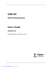 Sigma SQM-160 User Manual