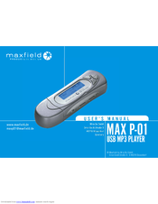 Maxfield MAX P-01 User Manual