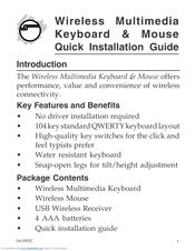 SIIG 04-0585C Quick Install Manual