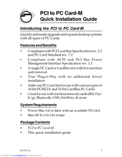 SIIG Network Card Quick Installation Manual