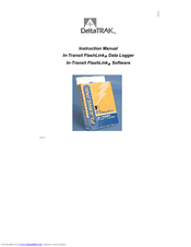 DeltaTRAK In-Transit FlashLink Instruction Manual