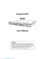 SIIG Transport GX21 B5350 User Manual