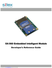 Silex technology Embedded Intelligent Module SX-560 Developer's Reference Manual