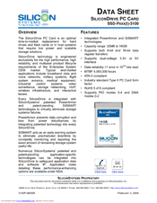 Silicon Systems SiliconDrive SSD-P16G(I)-3100 Datasheet