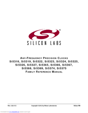 Silicon Laboratories SI5319 Reference Manual