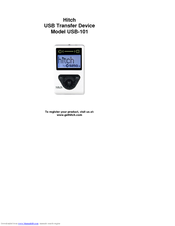 Sima Hitch USB-101 User Manual