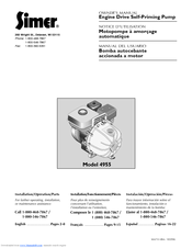 Simer 4955 Owner's Manual