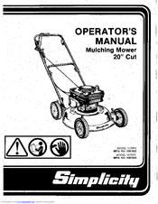 Simplicity 1570PS Operator's Manual