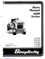 Simplicity 1691034 Parts Manual