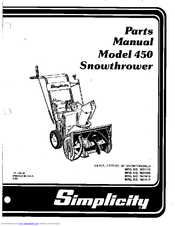 Simplicity 1691172 Parts Manual