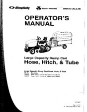 Simplicity 1692930 Operator's Manual