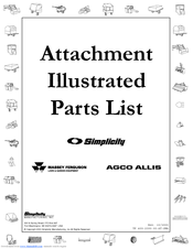 Simplicity 1693757 Illustrated Parts List