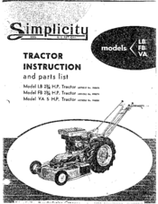 Simplicity FB Instruction