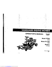 Deutz-Allis Vanguard FC836 Operator's Manual
