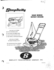 Simplicity 593 Manual