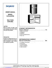 Simplicity SCR412BLS Owner's Manual