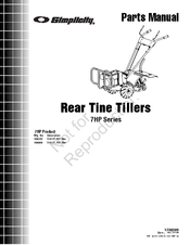 Simplicity 7016 RT Parts Manual