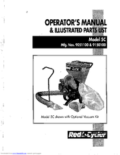 Red Cycler 5C Operator Manual & Illustrated Parts List