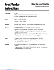 Simplicity Printer How To Use Manual