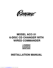 Audiovox Rampage ACC-31 Installation Manual