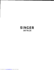 Singer 107W35 Parts List