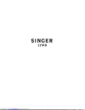 Singer 11W8 Parts List