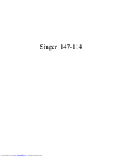 Singer 147-114 Product List