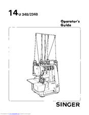 Singer Ultralock 14U 34B/234B Manuals | ManualsLib