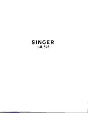 Singer 14U595 Parts List