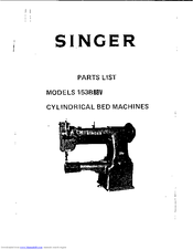 Singer 153B8BV Parts List
