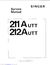 Singer 211AUTT Service Manual