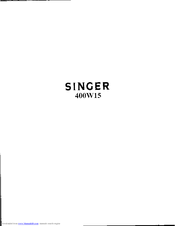 Singer 400W15 List Of Parts