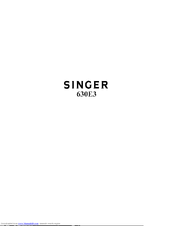 Singer 630E3 Parts List