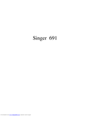 Singer 691 Illustrated Parts List