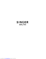 Singer 7SS Illustrated Parts List