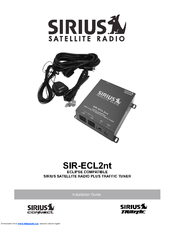 Sirius Satellite Radio SATELLITE RADIO SIR-ECL2nt Installation Manual