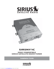 Sirius Satellite Radio SIRSNY1C Installation Manual