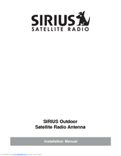 Sirius Satellite Radio 128-8662 Installation Manual