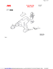Skil 6237 Parts List