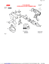 Skil 2585 Parts Manual