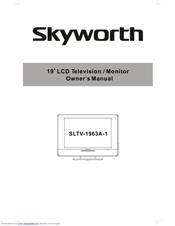 Skyworth SLTV-1963A-1 Owner's Manual