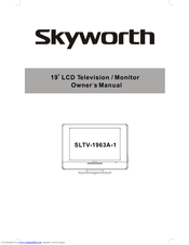 Skyworth SLTV-1963A Owner's Manual